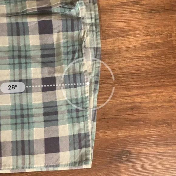 Men’s Workwear Flannel Button Down Shirt Plaid XL Comfort Outfitter New - Picture 9 of 9